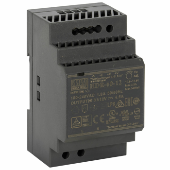Reiheneinbau-Netzteil, HDR, 12V-DC/15-54W 54W (4,5A) 3...