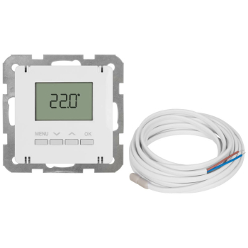 Kombi-Raumthermostat, elektronisch, Zentralplatte 55 x 55...
