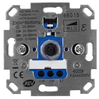 Druck-/Wechsel- UP Universal-Dimmer 20-300W/VA, LED...