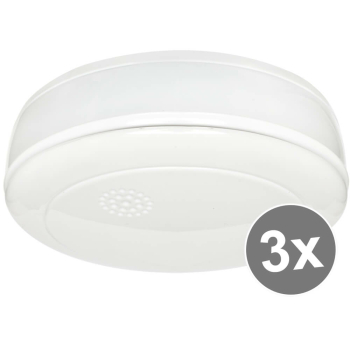 Rauchmelder 3er-Set, RM218, fotoelektrisch, inkl....