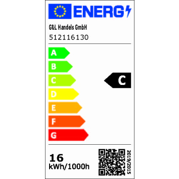 LED Spiegelleuchte mit Schalter 16W, 1.300 lm, 1.180 x 40...