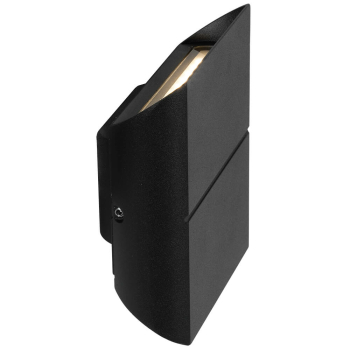 Außenwandleuchte PABLO schwarz, 2 x LED/5W