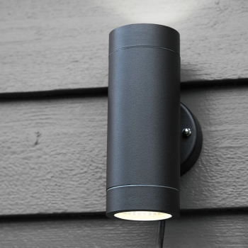 LED Garten-Wandleuchte GARDEN 24, LED/3W schwarz