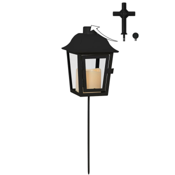 Grablaterne SERENE mit Kreuz oder Kugel, 1...