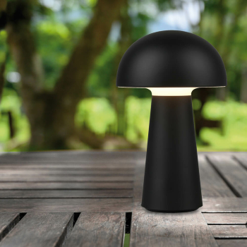 Akku-Tischleuchte LENNON schwarz, LED/2W