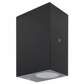 Außenwandleuchte AVALON Sensor, 2 x GU10 schwarz