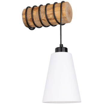 Wandleuchten TRABO CARLOS, 1 x E27 weiß