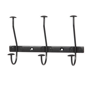 Hakenleiste für Garderobe Schmiedeeisen 3fach...