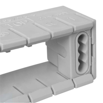 Wago Steckklemme, 5 x 0,5-2,5mm², transparent