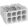 Wago Steckklemme, 8 x 0,5-2,5mm², transparent