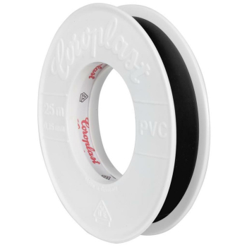 Isolierband, PVC, 25 m,15 mm, schwarz