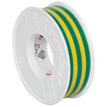 Isolierband, PVC, 10 m, grün/gelb