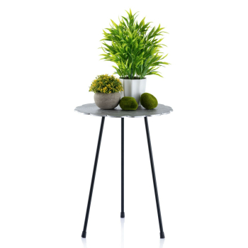 Beistelltisch HILTON, 35 x 45 cm rund, Aluminium mit...