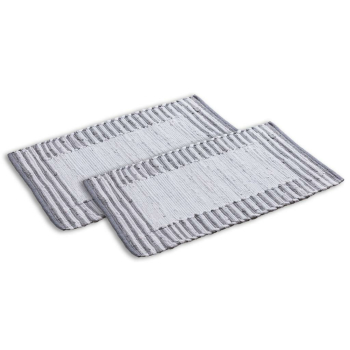 Badezimmerteppich Set 2er groß 80 x 50 cm 100%...