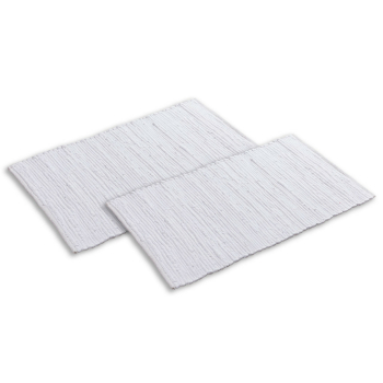 Badteppich Set 2 groß 80 x 50 cm 100% Baumwolle...