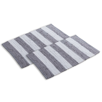 Badteppich Set 2 groß 80 x 50 cm 100% Baumwolle...