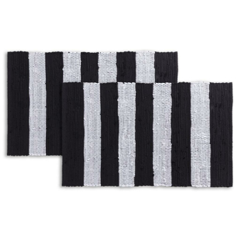 Badteppich Set 2 groß 80 x 50 cm 100% Baumwolle...