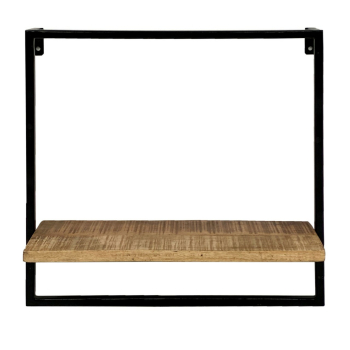 Hängeregal DOCK Wandregal 50x50x25 cm schwarz