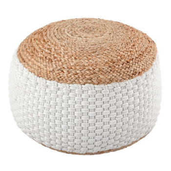 Sitzhocker aus Jute, rund 50 cm