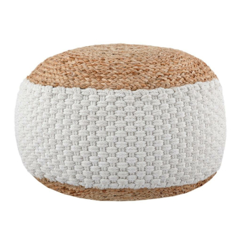 Sitzhocker aus Jute, rund 50 cm