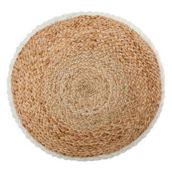 Sitzhocker aus Jute, rund 50 cm