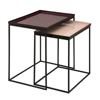 Beistelltisch COPENHAGEN 2er Set, 45 x 45 cm Dekotisch Emaille