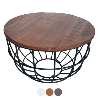 Beistelltisch LEXINGTON Couchtisch Wohnzimmer-Tisch rund...