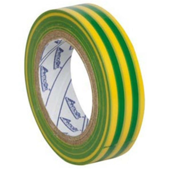 PVC Isolierband 10 m, gr&uuml;n/gelb