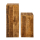 Blumensäule Hocker Pflanzenständer Beistelltisch 27 x 27 cm quadratisch Hocker Mangoholz massiv