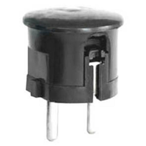 Schutzkontakt-Winkelstecker, Thermoplast, schwarz