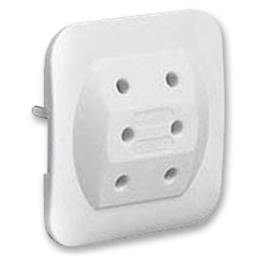 Kopp Europa-Adapter, 3-fach, weiß