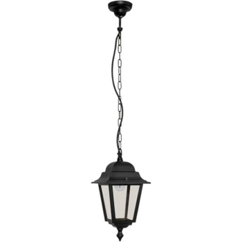 Pendelleuchte NIZZA Aludruckguss schwarz, 1 x E27