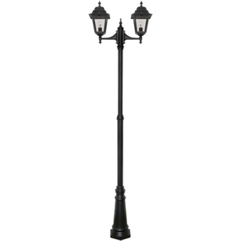Standleuchte NIZZA schwarz, 2 x E27