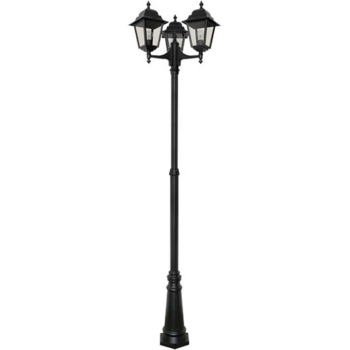 Standleuchte NIZZA schwarz 3 x E27