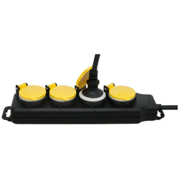 Steckdosenleiste, 4-fach, IP44