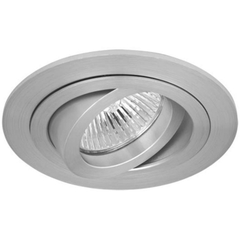 Deckeneinbaustrahler, 1 x GU5,3/12V, Massiv-Aluminium