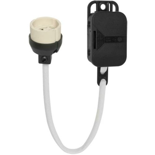 HV-Fassung, 250V/GU10, mit Gehäuse
