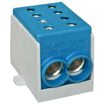 Hauptleitungsabzweigklemme, 50², blau, 1-polig