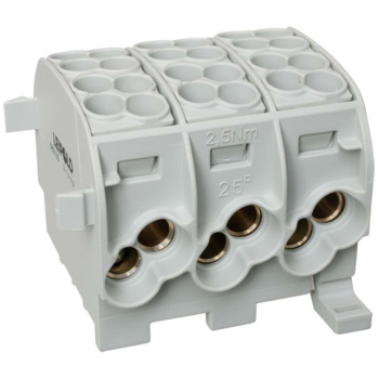 Legrand Hauptleitungsabzweigklemme, 3-polig, 25 mm²,...