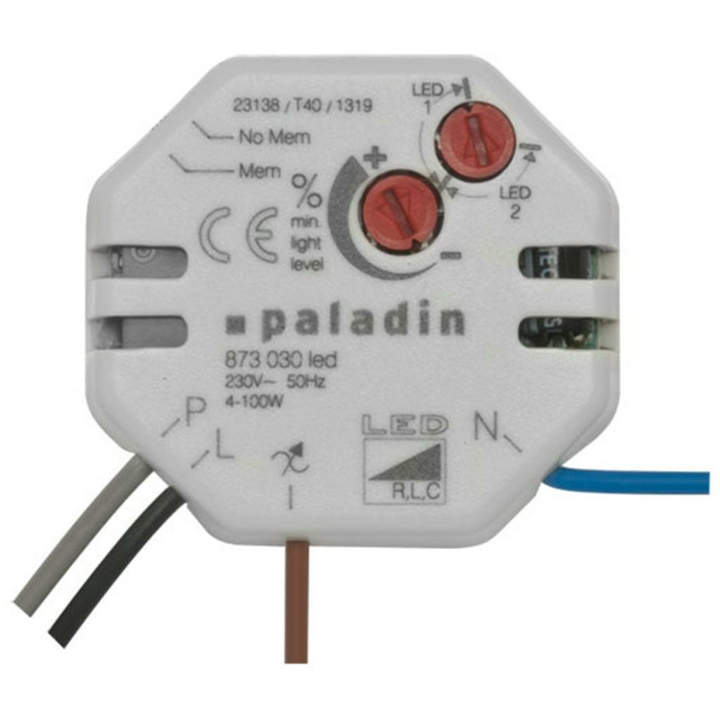 Einbaudimmer Für Led Lampen Paladin Einbau Tastdimmer für LED Lampen 873030 led - Lampen, Leuchte