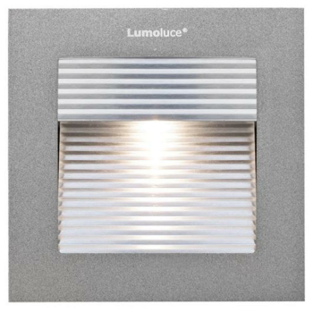 LED Wandeinbaustrahler, 1 x LED/3,3W-3000K, Aluminium...