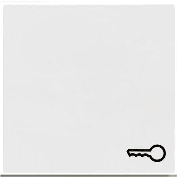 Gira Wippe, reinweiß, Symbol Tür, System 55