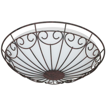 Deckenleuchte COLTI rostfarben, 35 cm, 2 x E27