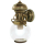 Moretti Wandleuchte 1 x E27, Altmessing, Glas klar 1639.AR