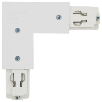 Ivela 3-Phasen L-Verbinder, weiß, links