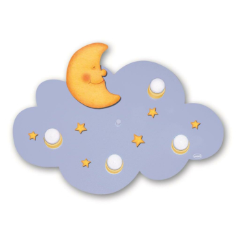 Waldi Kinderleuchte Deckenleuchte Wolke LaLuna hellblau...