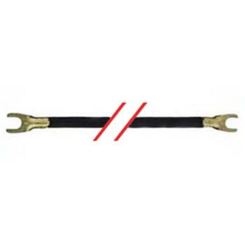 Verdrahtungsbrücke,133mm, 10 mm², Gabelschuhe