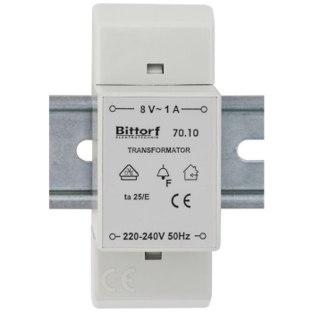 Bittorf Einbau-Klingeltrafo, 8V/1A