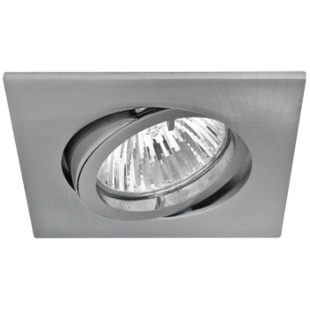 Rutec Einbaustrahler, 1 x GU5,3/12V, eckig, schwenkbar,...