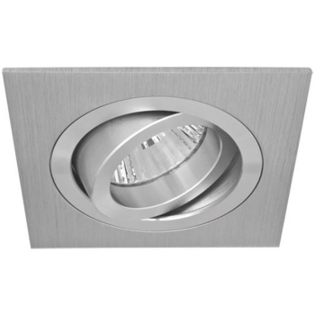 Rutec Einbaustrahler, 1 x GU5,3/12V, eckig, schwenkbar,...